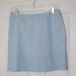 GM Blue/Pink Seersucker Size 4 Women's Skort